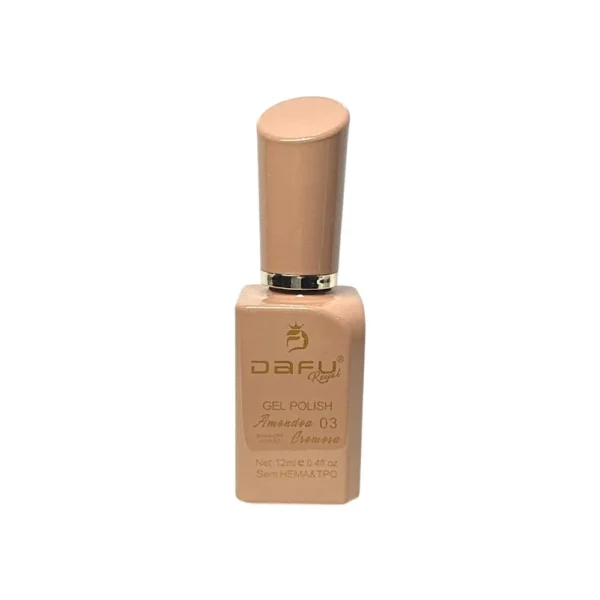 ESMALTE EM GEL AMOENDOA CREMOSA Nº3 DAFU 12ML