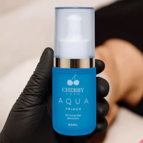 AQUA PRIMER HIGIENIZADOR PARA EXTENSÃO DE CÍLIOS 40ML CHERRY