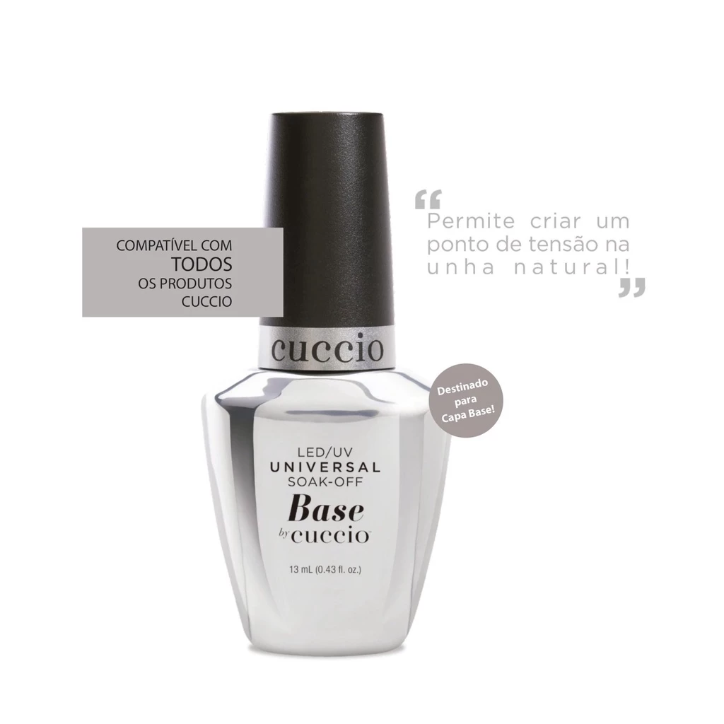 BASE UNIVERSAL SOAK OFF - 13ML CUCCIO - Imagem 2