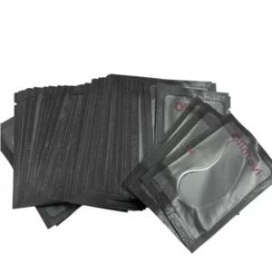 ADESIVO DE OLHO PADS GEL PROTETOR PARA PÁLPEBRA ALONGAMENTO E EXTENSÃO DE CÍLIOS | PRETO | PCTE 50 UNID