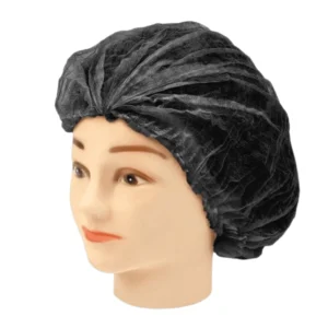 TOUCA DESCARTAVEL PRETA C/ 50 UNIDADES PLIN