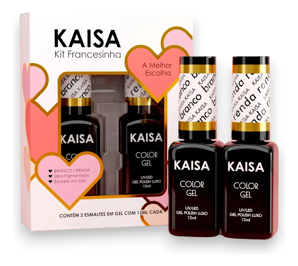KIT FRANCESINHA RENDA BRANCO KAISA