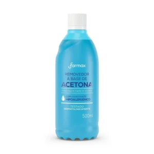 REMOVEDOR DE ESMALTE FARMAX 500ML BASE DE ACETONA