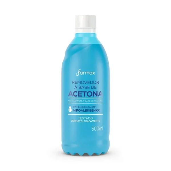 REMOVEDOR DE ESMALTE FARMAX 500ML BASE DE ACETONA