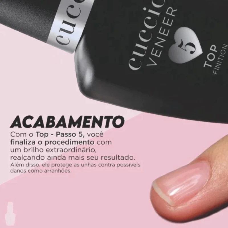 TOP COAT FINALIZADOR PASSO 5 - 13ml CUCCIO - Imagem 2