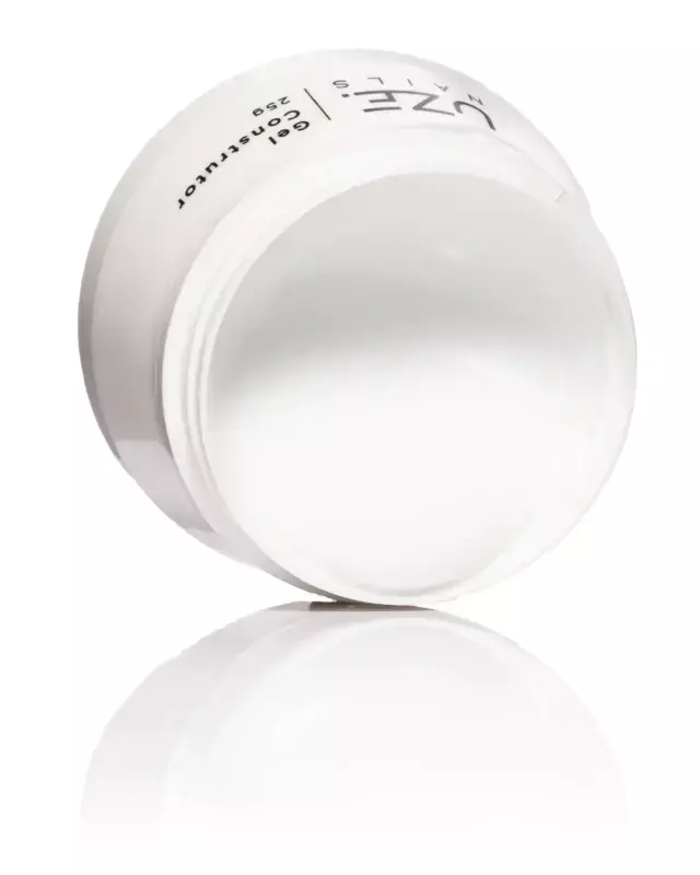 GEL CONSTRUTOR NATURAL BABY WHITE 25G UZE NAILS - Imagem 3