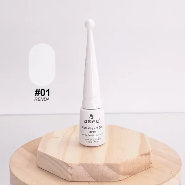 ESMALTE EM GEL 3EM1 #01 5ML DF-ONE76 DAFU