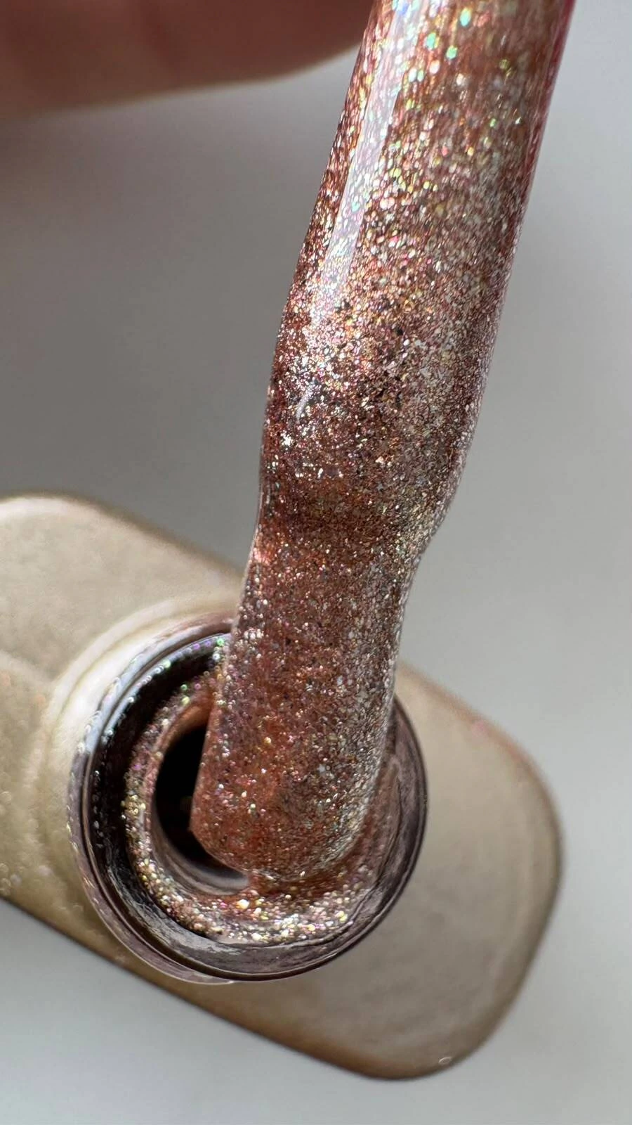 ESMALTE EM GEL DIAMANTADO GLITTER AURORA GLOW Nº 09 DAFU 10ML - Imagem 3