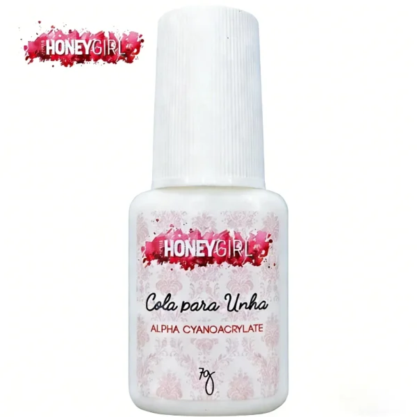 COLA PARA UNHA TIPS GEL ACRIGEL FIBRA PORCELANA HONEY GIRL 7G
