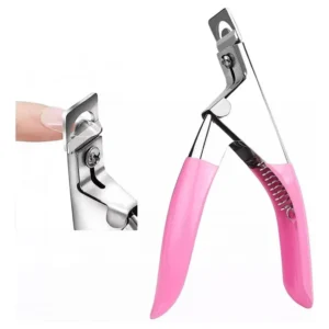 CORTADOR TIPS ALICATE UNHAS POSTIÇAS GEL ACRIGEL PORCELANA