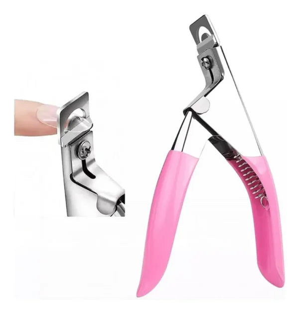 CORTADOR TIPS ALICATE UNHAS POSTIÇAS GEL ACRIGEL PORCELANA