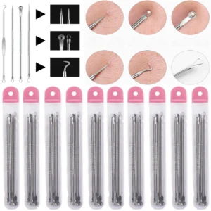 KIT CURETAS PARA CRAVOS, ACNES E ESPINHAS C/ 4 UNID