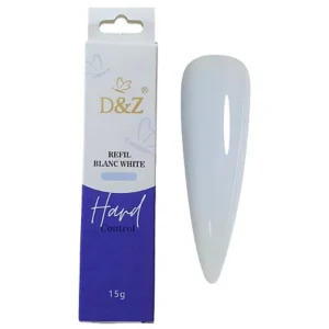 REFIL GEL HARD CONTROL  BLANC WHITE 15G D&Z