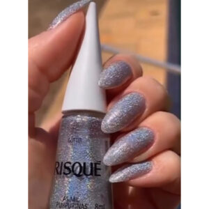 ESMALTE RISQUE GLITTER AS MIL PURPURINAS