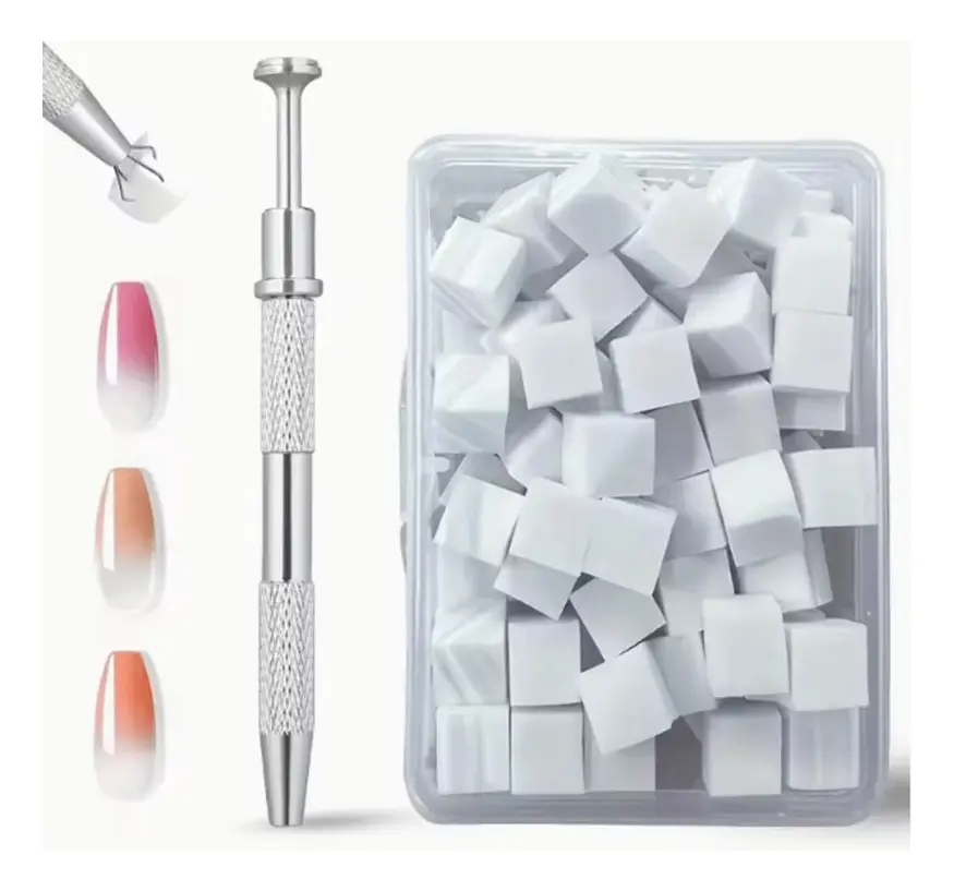 KIT ESFUMAR COM APLICADOR ROSA E BRANCO - Imagem 4