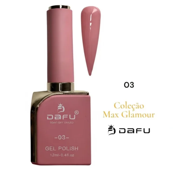 ESMALTE EM GEL POLISH | DAFU LUXO | DF-03 | UV/LED 10 ml