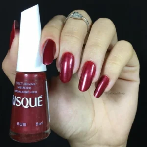 ESMALTE RISQUE METALIZADO  RUBI