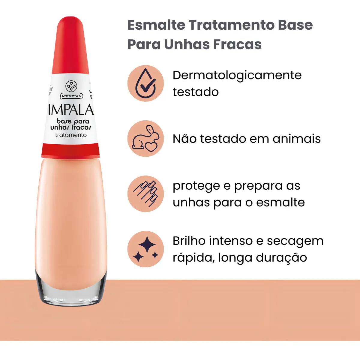 IMPALA BASE PARA UNHAS FRACAS - Imagem 2