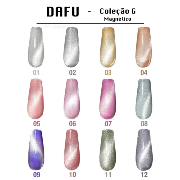 ESMALTE EM GEL MAGNETICO | GALAXIA| COR: 05 | DAFU