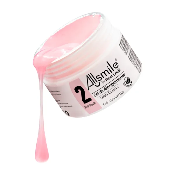 ESMALTE EM GEL LINHA NATURAL Nº02 ALLSMILE REAL LOVE 10ML