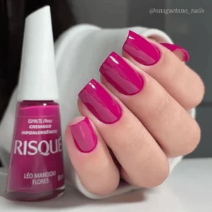 ESMALTE RISQUE LEO MANDOU FLORES