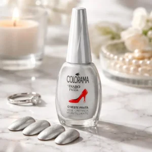 ESMALTE COLORAMA  VESTE PRATA CINTILANTE