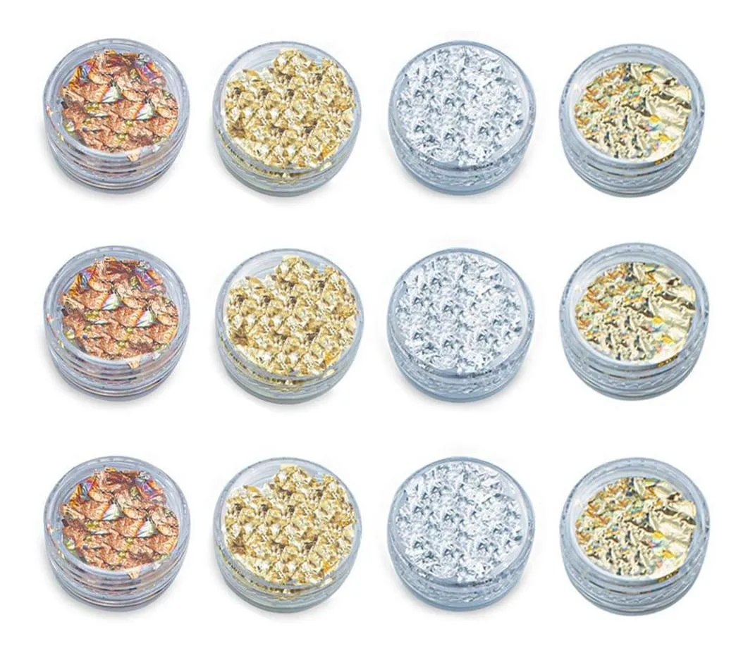 Kit 12 FOLHAS OURO PRATA BRONZE ENCAPSULAMENTO