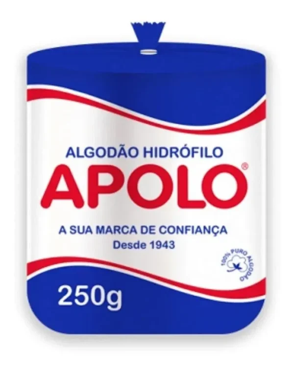ALGODAO HIDRÓFILO ROLO 250g APOLO