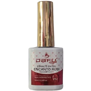 ESMALTE EM GEL MAGNETICO ENCANTO RUBI Nº 12 DAFU 10ML