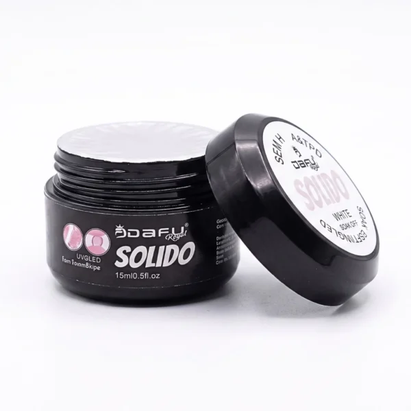 GEL CONSTRUTOR SÓLIDO WHITE 15ML DAFU