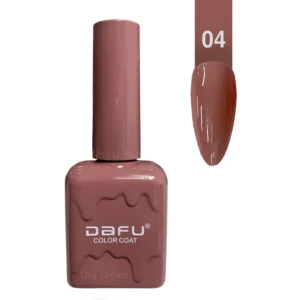 ESMALTE EM GEL | COR:04 | COLOR COAT | TONS MARROM | DAFU