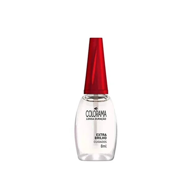 ESMALTE COLORAMA TRATAMENTO EXTRA BRILHO CUIDADOS 8ML