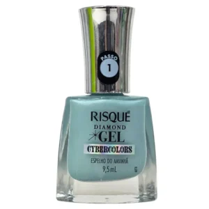 ESMALTE RISQUÉ DIAMOND GEL CYBERCOLORS ESPELHO DO AMANHÃ 9,5ML