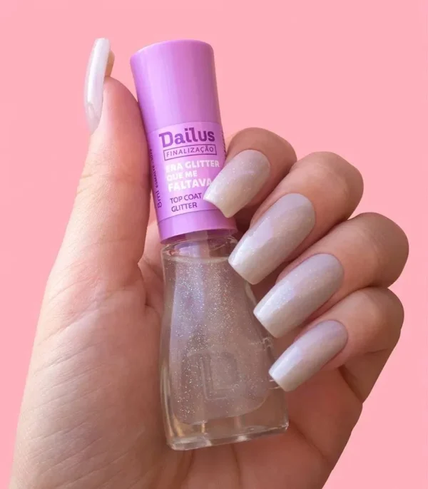 ESMALTE DAILUS -TOP COAT GLITTER-ERA GLITTER QUE ME FALTAVA