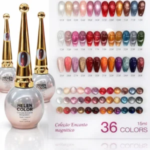 ESMALTE EM GEL ENCANTO MAGNETICO Nº 62 HELEN COLOR 15ML