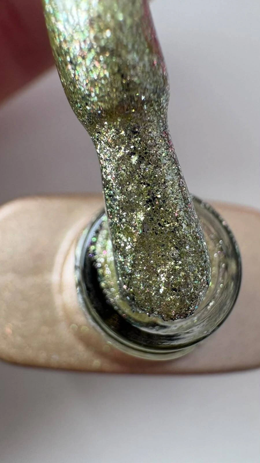ESMALTE EM GEL DIAMANTADO GLITTER AURORA GLOW Nº 09 DAFU 10ML - Imagem 6