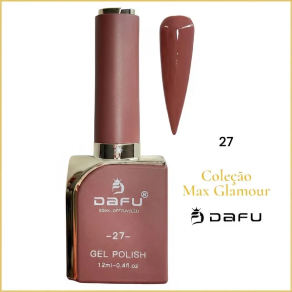 ESMALTE EM GEL POLISH | DAFU LUXO | DF-27 | UV/LED 10 ml