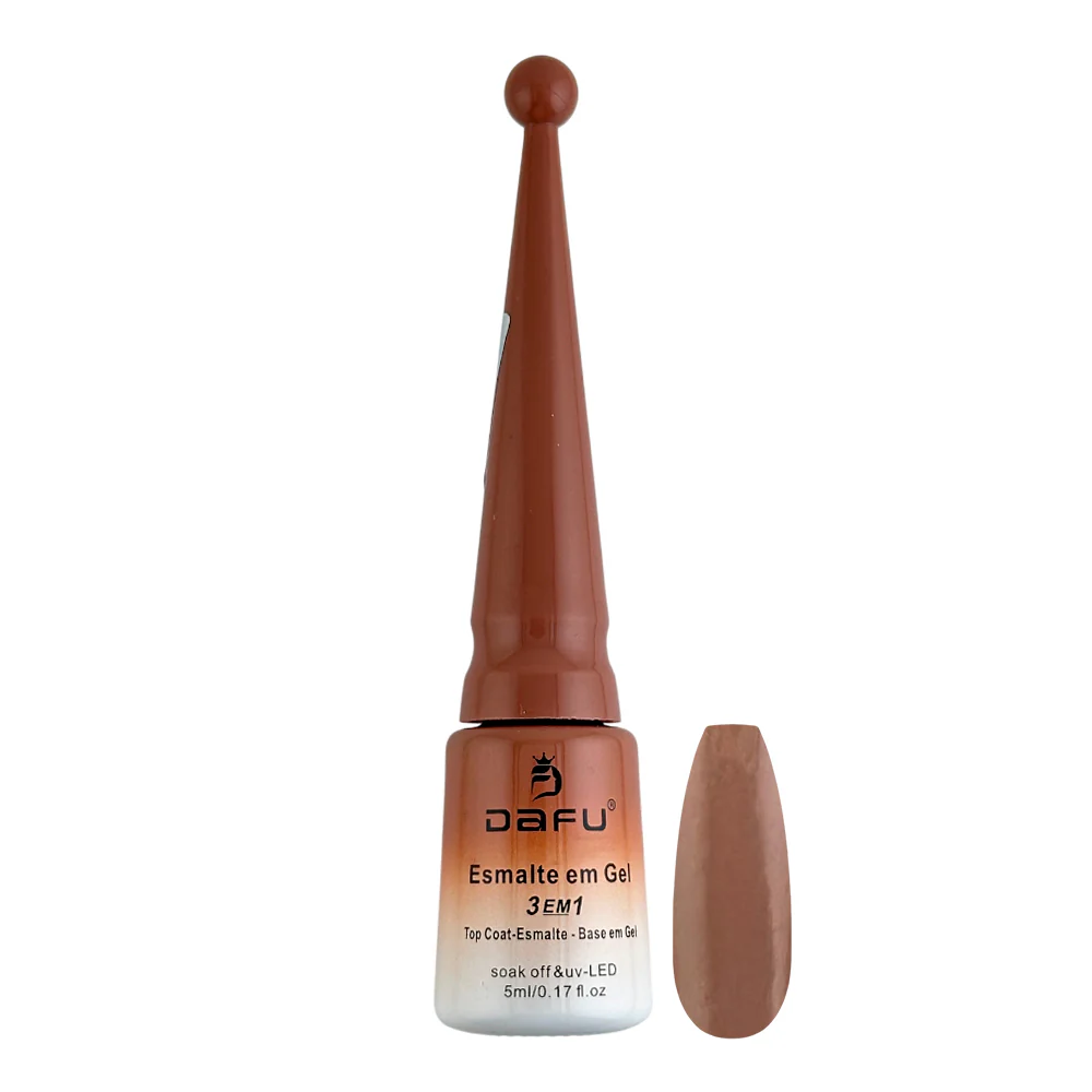 ESMALTE EM GEL 3 EM 1 #50 5ML DF-ONE76 DAFU