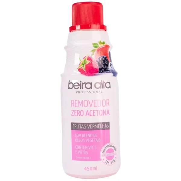 REMOVEDOR DE ESMALTE BEIRA ALTA 450M FRUTAS VERMELHAS
