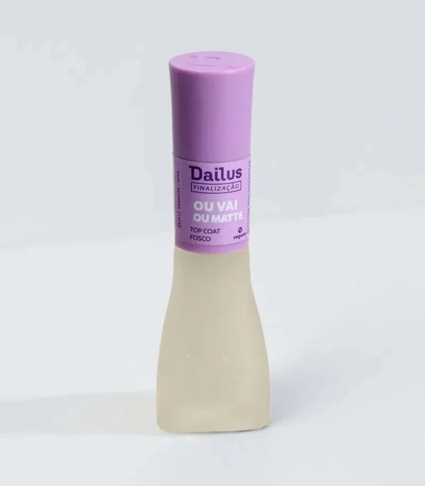 ESMALTE DAILUS TOP COAT FOSCO OU VAI OU MATTE 8ML