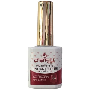 ESMALTE EM GEL MAGNETICO ENCANTO RUBI Nº 08 DAFU 10ML