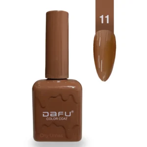 ESMALTE EM GEL | COR:11 | COLOR COAT | TONS MARROM | DAFU