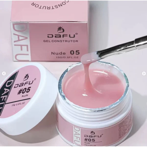 GEL CONSTRUTOR HARD NUDE #05 15ML DAFU