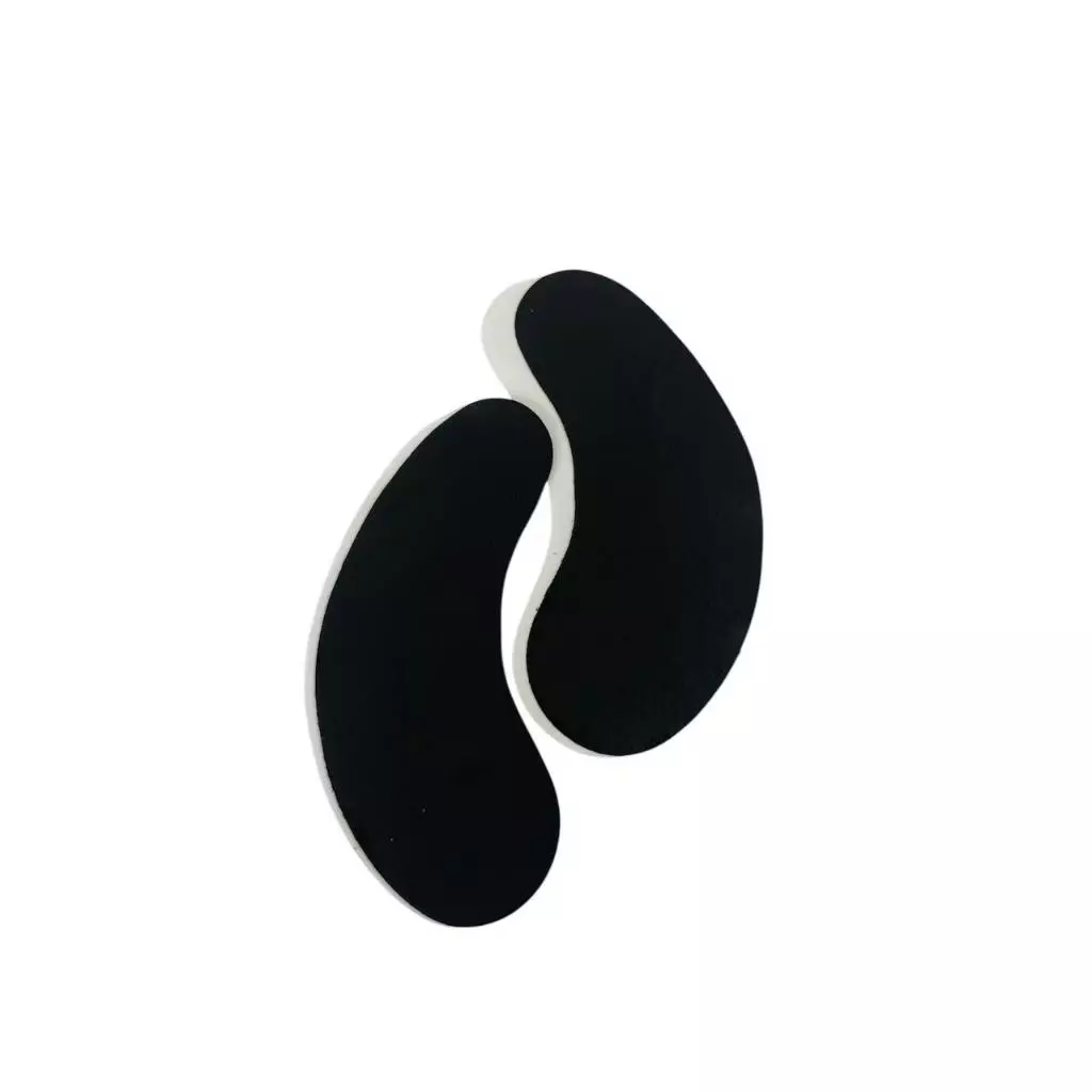 ADESIVO DE OLHO PADS GEL PROTETOR PARA PÁLPEBRA ALONGAMENTO E EXTENSÃO DE CÍLIOS | PRETO | PCTE 50 UNID - Imagem 2