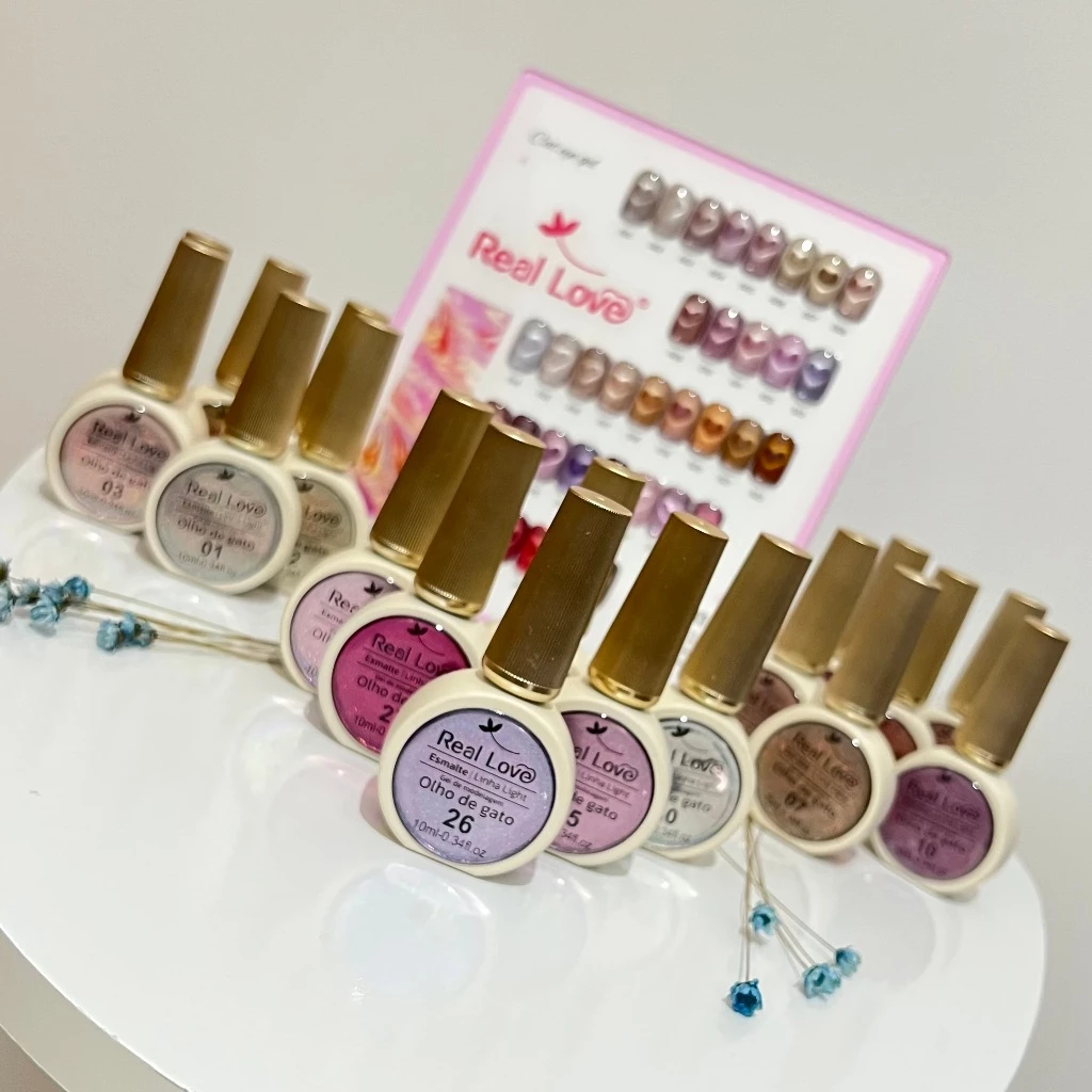 ESMALTE EM GEL MAGNETICO OLHO DE GATO Nº 11 REAL LOVE 10ML - Imagem 2