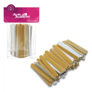 KIT 100 MINI LIXAS PARDA DESCARTÁVEIS 8CM