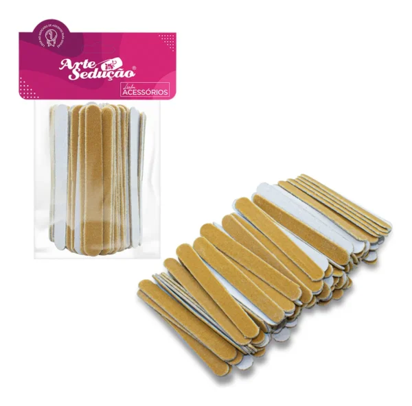 KIT 100 MINI LIXAS PARDA DESCARTÁVEIS 8CM