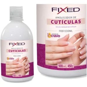 AMOLECEDOR DE CUTICULAS PROFISSIONAL C/OLÉO DE CRAVO  FIXED 500 ML