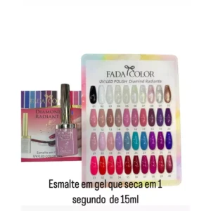 ESMALTES EM GEL DIAMOND RADIANTE 15 ML UV/LED | COR:46 | FADA COLOR