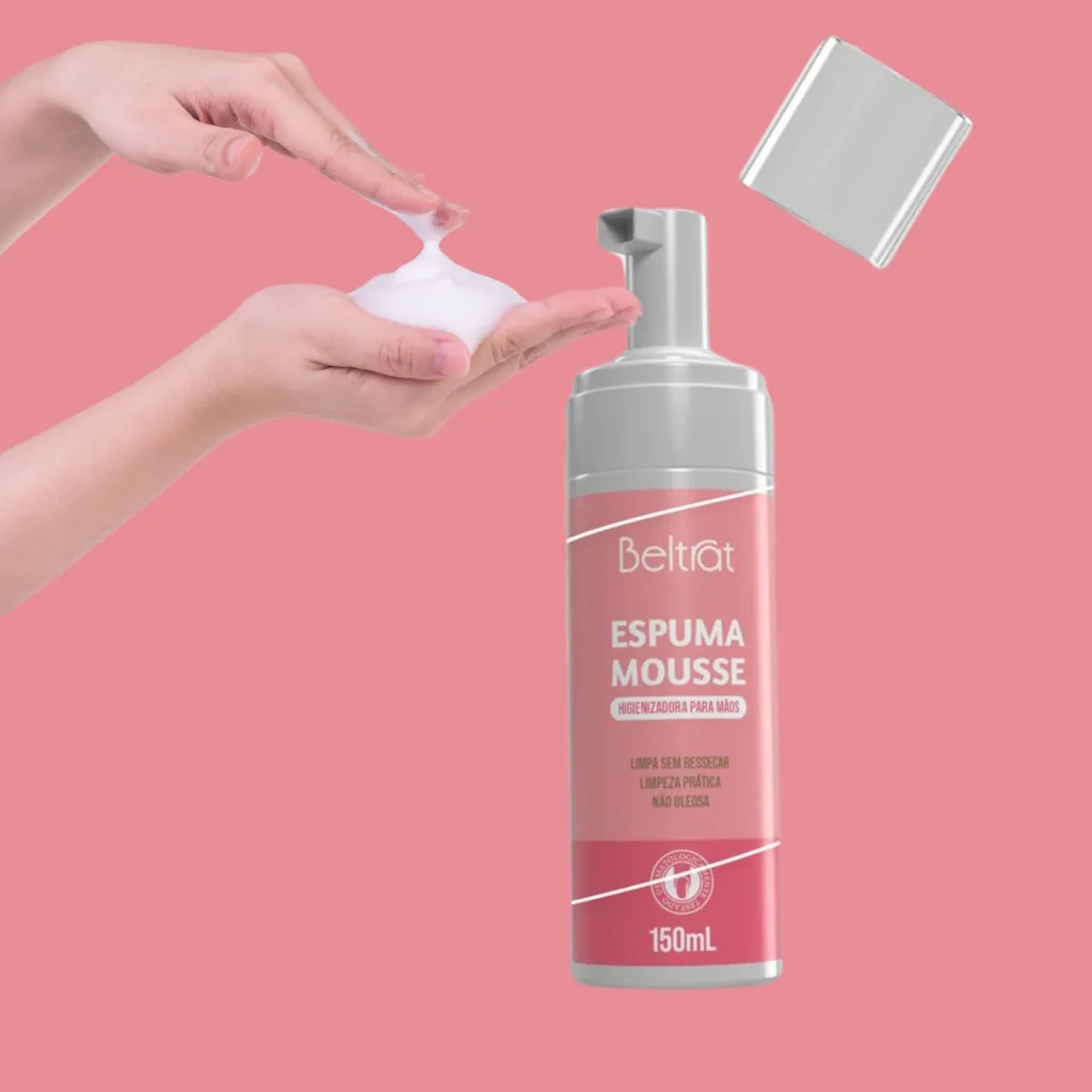 ESPUMA MOUSSE HIGIENIZADORA MÃOS 150 ML BELTRAT - Imagem 2